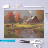 Papier Mousseline Beauté de la campagne (Artisanat)