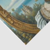 Papier Mousseline Beauté de porcelaine - Découpage - (Détail)