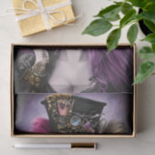 Papier Mousseline Beauté de Steampunk pourpre (Cadeau)