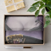 Papier Mousseline Beauté de Steampunk pourpre (Cadeau)