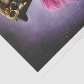 Papier Mousseline Beauté de Steampunk pourpre (Détail)