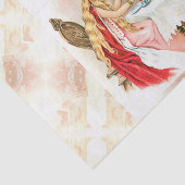 Papier Mousseline Beauté En Rose Et Le Papier Tissu Bête (Détail)