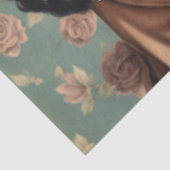 Papier Mousseline Beauté encastrée florale : une page de découpage (Détail)