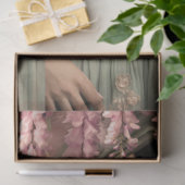 Papier Mousseline Beauté exotique Arabesque Oiseau et portrait flora (Cadeau)