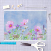 Papier Mousseline Beauté florale (Artisanat)