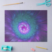 Papier Mousseline Beauté florale Abstraite Fleur d'art fractionnée c (Artisanat)