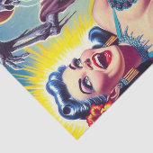 Papier Mousseline Beauté Horror Girl (Détail)