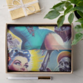 Papier Mousseline Beauté Horror Girl (Cadeau)