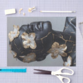 Papier Mousseline Beauté noire2 (Artisanat)