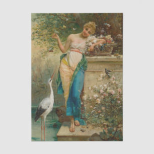 Papier Mousseline Beauté orientale par Hans Zatzka