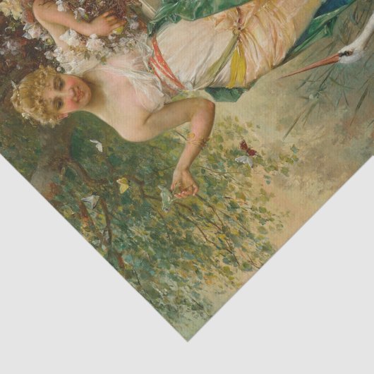 Papier Mousseline Beauté orientale par Hans Zatzka (Détail)