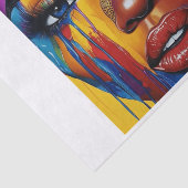 Papier Mousseline Beauté peinte8 (Détail)