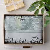 Papier Mousseline Beauté pour les cendres papier Tissu renard vertic (Cadeau)