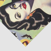 Papier Mousseline Beauté Vampire Pin-up (Détail)