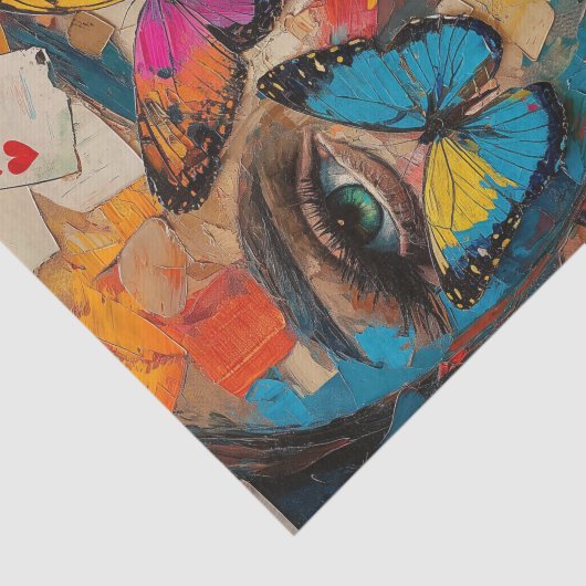 Papier Mousseline Beautés Abstraites2 (Détail)