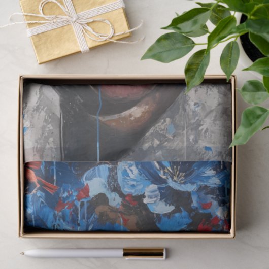 Papier Mousseline Beautés Abstraites3 (Cadeau)