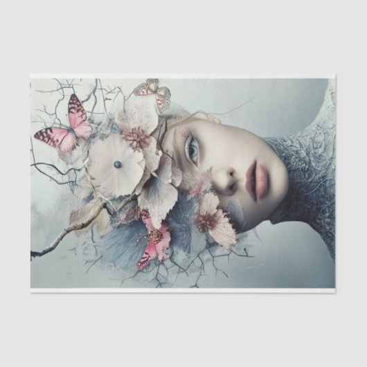 Papier Mousseline Beautés florissantes12 (Recto)