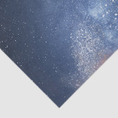 Papier Mousseline Beautiful Blue Outer Space Stars Milky Way Galaxy (Détail)