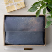 Papier Mousseline Beautiful Blue Outer Space Stars Milky Way Galaxy (Cadeau)