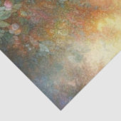 Papier Mousseline Beautiful Cat Fairy Forest Watercolor Decoupage  (Détail)