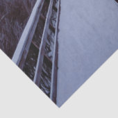 Papier Mousseline Beautiful Snowy Woods Rustic Winter Decoupage (Détail)