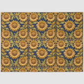 Papier Mousseline Beautiful Sunflowers Modern Collection (Recto)