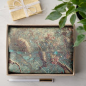 Papier Mousseline Beautiful Wonderland Cat and Alice Decoupage (Cadeau)