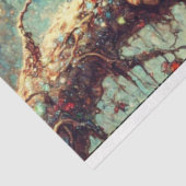 Papier Mousseline Beautiful Wonderland Cat and Alice Decoupage (Détail)