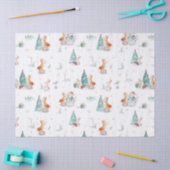 Papier Mousseline Beaux animaux de Noël motif d'hiver (Artisanat)