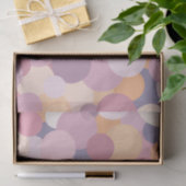 Papier Mousseline Beaux cercles roses (Cadeau)