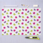 Papier Mousseline Beaux oiseaux colorés (Artisanat)