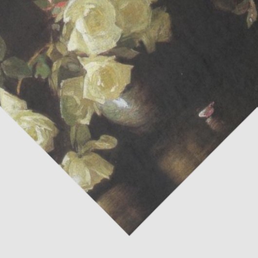 Papier Mousseline Beaux Roses (par Joseph DeCamp) (Détail)