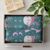 Papier Mousseline Bébé Animaux Snowflakes Crescent Lune Noël (Cadeau)