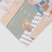 Papier Mousseline Bébé Bébé - Cosy Morning Kneading (Détail)