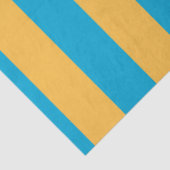 Papier Mousseline Bébé bleu et jaune (Détail)