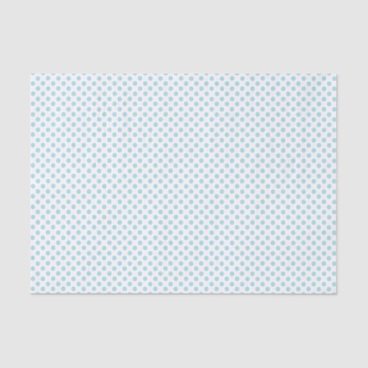 Papier Mousseline Bébé bleu Polka papier de fond (Recto)