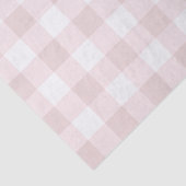Papier Mousseline Bébé clair rose Peachy Tartan Plaid Motif Imprimer (Détail)