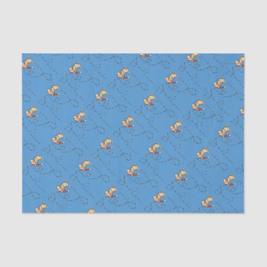 Papier Mousseline Bébé courant le matin de Noël (Recto)