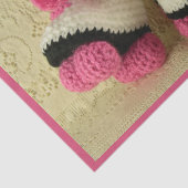 Papier Mousseline Bébé de félicitations (butins de patins de (Détail)