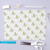 Papier Mousseline Bébé Dinosaure T-Rex sur la plage (Artisanat)