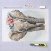 Papier Mousseline Bébé Eléphant mignon (Artisanat)