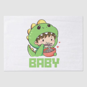 Papier Mousseline bébé godzilla