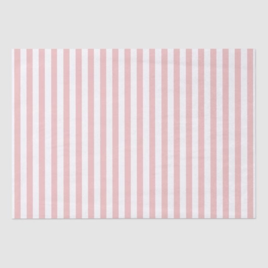 Papier Mousseline Bébé Grandes Pink Et Blanc (Recto)