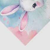 Papier Mousseline Bébé lapin au printemps (Détail)