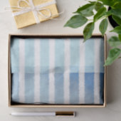 Papier Mousseline Bébé lapin blanc lapin Bleu bande (Cadeau)