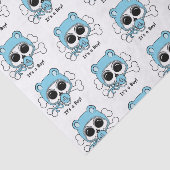 Papier Mousseline Bébé mignon Crâne garçon (Détail)