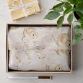 Papier Mousseline Bébé mignon Motif d'aquarelle rose (Cadeau)