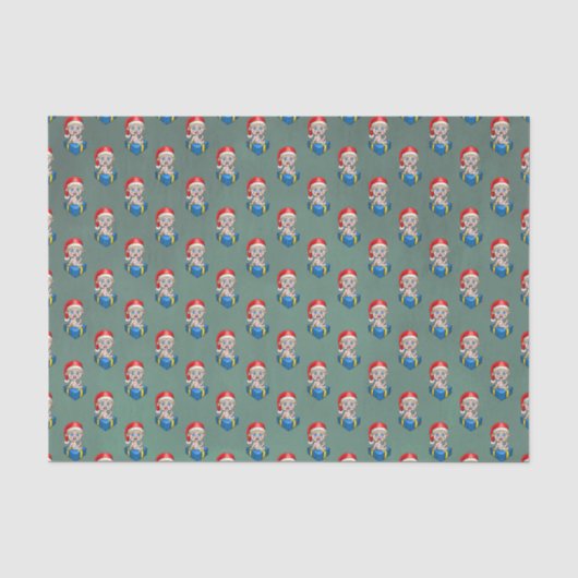 Papier Mousseline Bébé Père Noël (Recto)