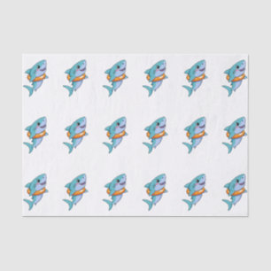 Papier Mousseline Bébé Requin Mignon Avec Flotteur Enfants