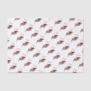 Papier Mousseline Bébé sur la cigogne